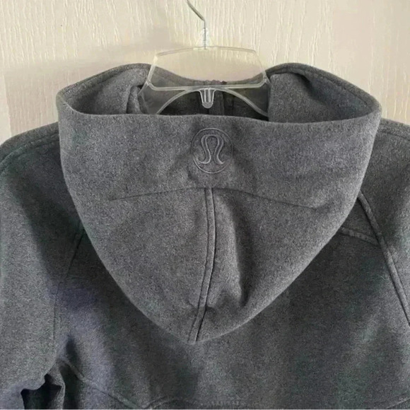LULULEMON Gray Scuba Oversized Half-Zip Hoodie - Picture 6 of 10